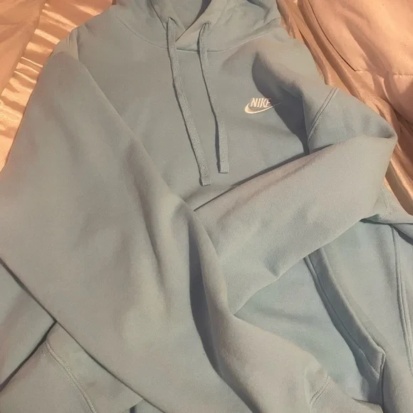 Nike Light Blue Hoodie - Picture 2 of 4